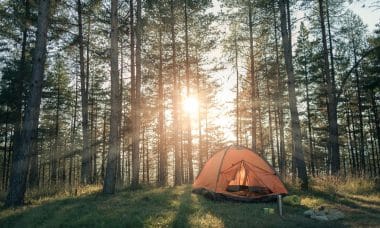 Bekväm camping